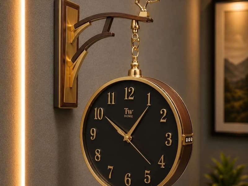 Double Sided Clock