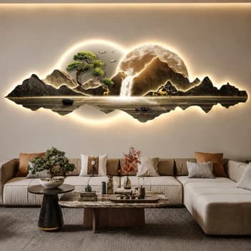 Luxury 3D Crystal Wall Decor