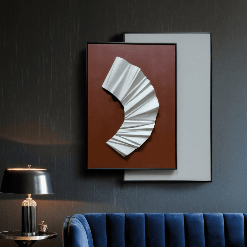 3D Imported Wall Painting with Metal Framing