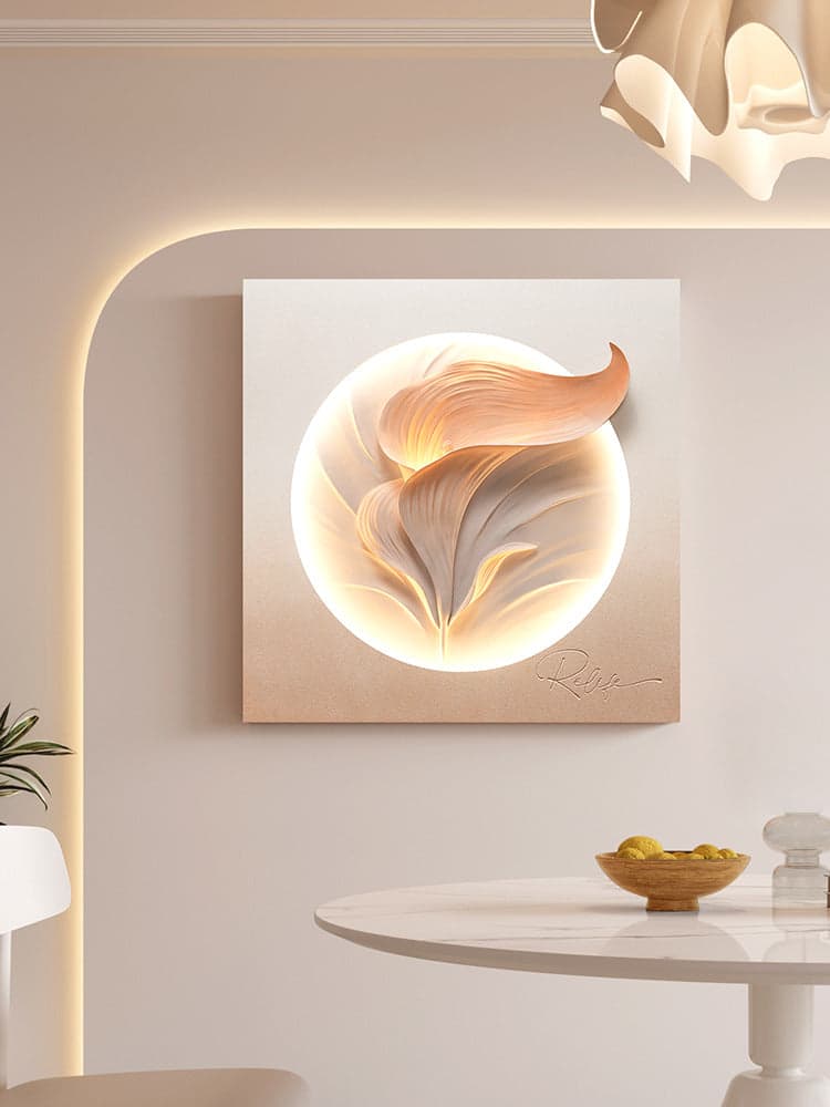 Aurelian Dawn - Nature Themed Premium Wall Art With LED Lights
