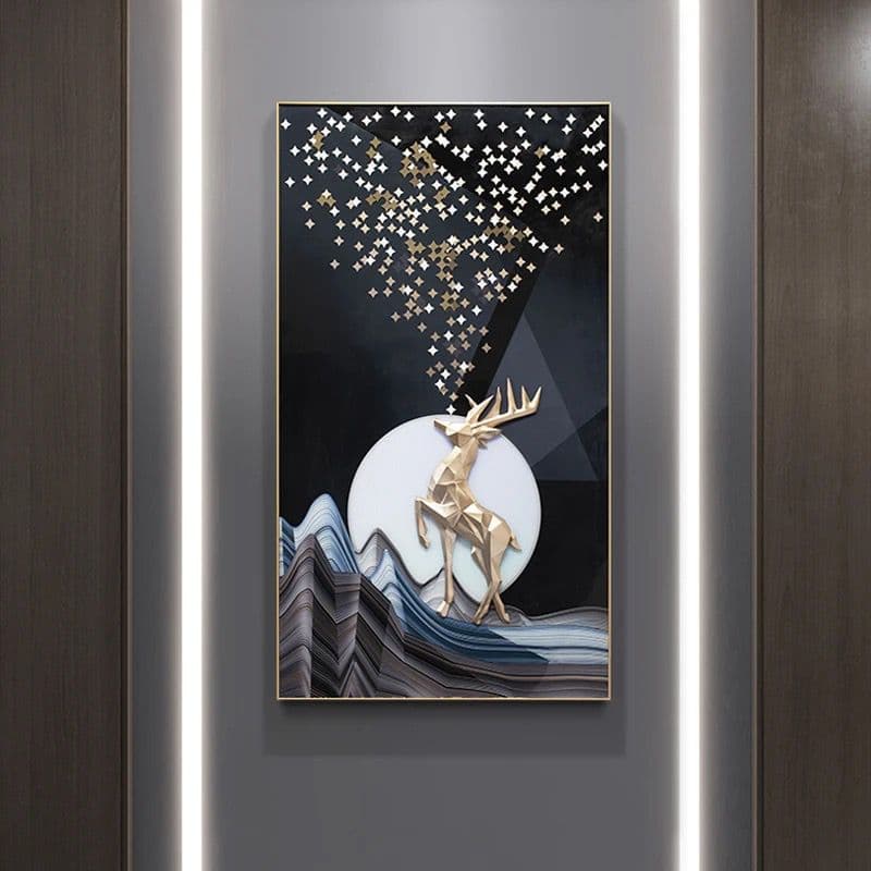 The Altruistic Deer 3D Wall Decor - Style 2